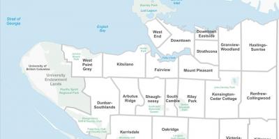 Vancouver real estate kaart