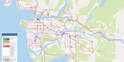 Vancouver transit system kaart